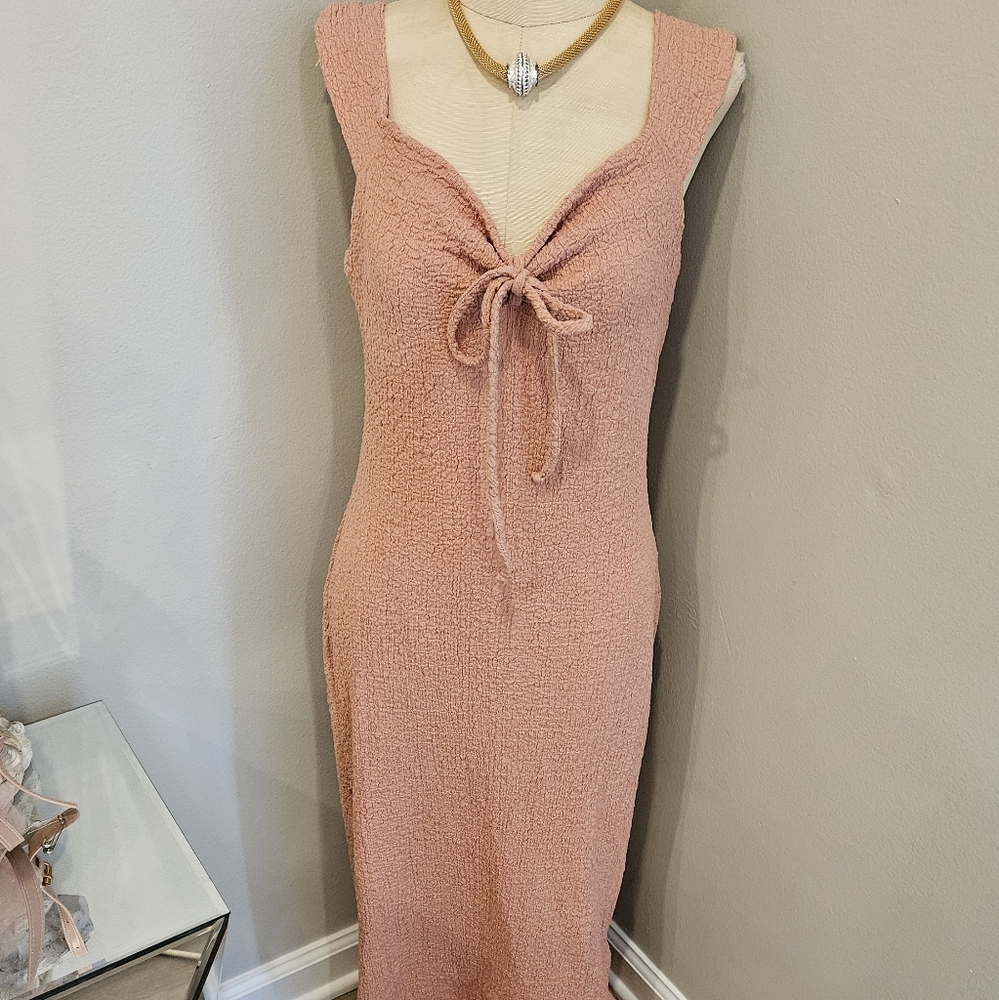 JESSICA SIMPSON SWEETHEART NECKLINE PIN UP BODY CONSCIOUS LONG DRESS
